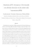 Cover page: Semiclassical (SC) Description of Electronically Non-Adiabatic Dynamics via the Initial 
Value Representation (IVR)