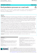 Cover page: Viral predation pressure on coral reefs