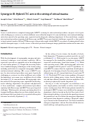 Cover page: Synergy in IR-Hybrid CT/C-arm in the setting of critical trauma.