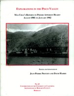 Cover page of Explorations In The Pisco Valley: Max Uhle's Reports To Phoebe Apperson Hearst August 1901 To January 1902