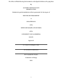 Cover page: The Effect of Pullet Rearing Environments on the Spatial Abilities of Laying Hens