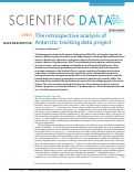 Cover page: The retrospective analysis of Antarctic tracking data project.