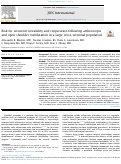 Cover page: Risk for recurrent instability and reoperation following arthroscopic and open shoulder stabilization in a large cross-sectional population