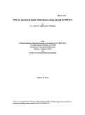 Cover page: Note on numerical study of the beam energy spread in NDCX-I