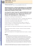 Cover page: Patient Perspectives on Buprenorphine/Naloxone: A Qualitative Study of Retention During the Starting Treatment with Agonist Replacement Therapies (START) Study