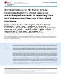 Cover page: Asymptomatic atrial fibrillation among hospitalized patients: clinical correlates and in-hospital outcomes in Improving Care for Cardiovascular Disease in China-Atrial Fibrillation.
