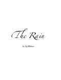 Cover page: The Rain