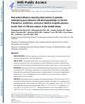 Cover page: Pericardial effusion requiring intervention in patients undergoing percutaneous left atrial appendage occlusion: Prevalence, predictors, and associated in-hospital adverse events from 17,700 procedures in the United States