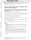 Cover page: Prediction of evening fatigue severity in outpatients receiving chemotherapy: less may be more