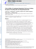 Cover page: Clinical utility of complement-dependent C3d assay in kidney recipients presenting with late allograft dysfunction