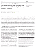 Cover page: Systemic Acanthamoeba T17 infection in a free-ranging two-toed sloth: case report and literature review of infections by free-living amebas in mammals.