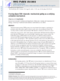 Cover page: Forcing open TRP channels: Mechanical gating as a unifying activation mechanism