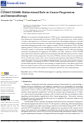 Cover page: CD200/CD200R: Bidirectional Role in Cancer Progression and Immunotherapy.