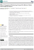 Cover page: Muscle Engagement Monitoring Using Self-Adhesive Elastic Nanocomposite Fabrics