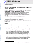 Cover page: Glycemic Control in Diabetic Dialysis Patients and the Burnt-Out Diabetes Phenomenon