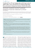 Cover page: Combined Use of X-ray Angiography and Intraprocedural MRI Enables Tissue-based Decision Making Regarding Revascularization during Acute Ischemic Stroke Intervention.