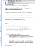 Cover page: Sequence-based HLA-A, B, C, DP, DQ, and DR typing of 496 adults from San Diego, California, USA