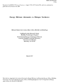 Cover page: Energy efficient alternatives to halogen Torchieres
