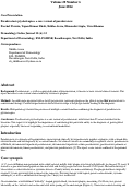 Cover page: Porokeratosis ptychotropica: a rare variant of porokeratosis