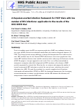 Cover page: A Bayesian averted infection framework for PrEP trials with low numbers of HIV infections: application to the results of the DISCOVER trial