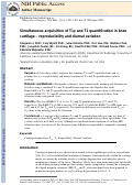 Cover page: Simultaneous acquisition of T1ρ and T2 quantification in knee cartilage: Repeatability and diurnal variation