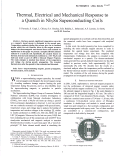 Cover page: Thermal, Electrical and Mechanical Response to a Quench in Nb3Sn Superconducting Coils