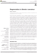 Cover page: Regeneration in Stentor coeruleus