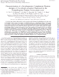 Cover page: Characterization of a Serodiagnostic Complement Fixation Antigen of Coccidioides posadasii Expressed in the Nonpathogenic Fungus Uncinocarpus reesii