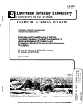 Cover page: Preparation and Crystal Structure of the Eight-Coordinate Complexes, Uranium Tetrachloridebis[1,2-dimethylarsinobenzene], UCl{sub 4}(diars){sub 2}, and Uraniumtetrachloride[1,2-dimethylphinobenzene], UCl{sub 4}(diphos){sub 2}