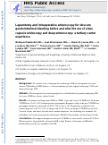 Cover page: Laparotomy and intraoperative enteroscopy for obscure gastrointestinal bleeding before and after the era of video capsule endoscopy and deep enteroscopy: A tertiary center experience.