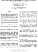 Cover page: Teasing apart encoding and retrieval interference in sentence comprehension:Evidence from agreement attraction