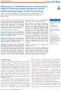 Cover page: Effectiveness of a Web-Based Provider Communications Platform in Reducing Hospital Readmissions Among Patients Receiving Dialysis: A Pilot Pre-Post Study.