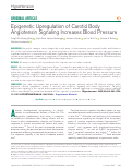 Cover page: Epigenetic Upregulation of Carotid Body Angiotensin Signaling Increases Blood Pressure