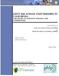 Cover page: Joint Use School Partnerships in California: Strategies to Enhance Schools and Communities