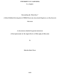 Cover page: Dismantling the “Black Box:” A Mixed Methods Investigation of STEM Classroom Assessment Experience on Psychosocial Outcomes