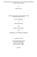 Cover page: Elementary Steps and Site Requirements for NOx Adsorption and Oxidation on Metal and Oxide Surfaces