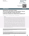 Cover page: Resting-State Connectivity Changes After Goal-Oriented Attentional Self-Regulation Training in Veterans With Mild Traumatic Brain Injury: Preliminary Findings from a Randomized Controlled Trial.