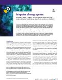 Cover page: Integration of energy systems
