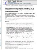 Cover page: ImmunoPET of Malignant and Normal B Cells with 89Zr- and 124I-Labeled Obinutuzumab Antibody Fragments Reveals Differential CD20 Internalization In Vivo