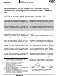 Cover page: Multiparameter Kinetic Analysis for Covalent Fragment Optimization by Using Quantitative Irreversible Tethering (qIT).