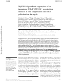 Cover page: MyD88-dependent expansion of an immature GR-1+CD11b+ population induces T cell suppression and Th2 polarization in sepsis