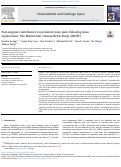 Cover page: Post-surgical contributors to persistent knee pain following knee replacement: The Multicenter Osteoarthritis Study (MOST)