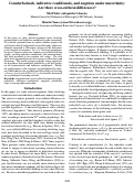 Cover page: Counterfactuals, indicative conditionals, and negation under uncertainty:Are there cross-cultural differences?