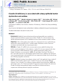 Cover page: Claudin-18 deficiency is associated with airway epithelial barrier dysfunction and asthma