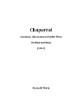 Cover page: Chaparral