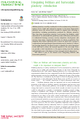 Cover page: Integrating Hebbian and homeostatic plasticity: introduction