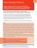 Cover page: Prospective phase II trial of the dual mTORC1/2 inhibitor vistusertib for progressive or symptomatic meningiomas in persons with neurofibromatosis 2.