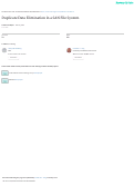 Cover page: Duplicate Data Elimination in a SAN File System