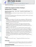 Cover page: A 2DRF pulse sequence for bolus tracking in hyperpolarized 13C imaging