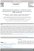 Cover page: Magnetohydrodynamic simulation of coronal mass ejections using interplanetary scintillation data observed from radio sites ISEE and LOFAR